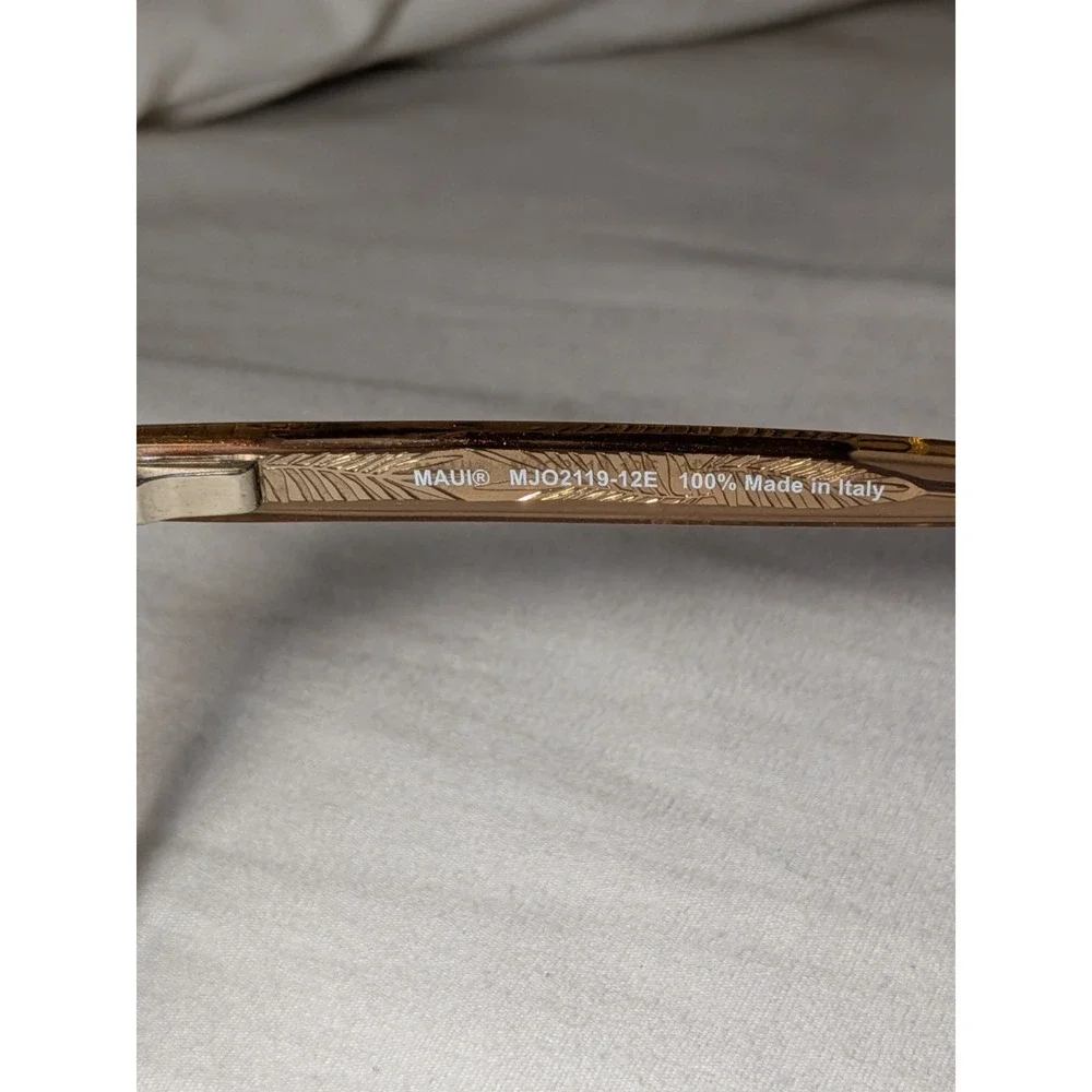 Maui Jim Eyeglasses Brown Crystal Frames Clear Lens MJO 2119-12E / 55-18-135